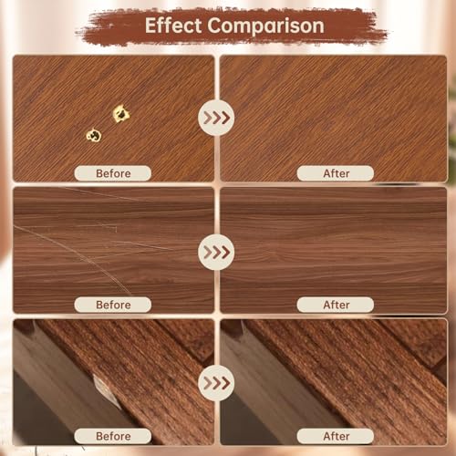 Wood Repair Crayons – 24 Colors, Scratch Filler for Floors & Furniture
