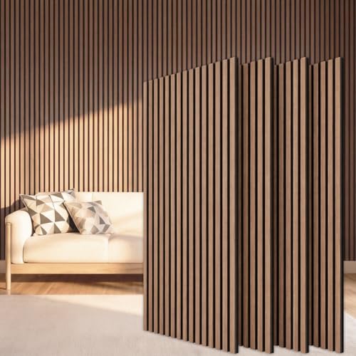 TONOR Wood Wall Panels for Interior Wall Decor-4 Pack 47.2" x 23.6" - color: Walnut, size: 4 PCS