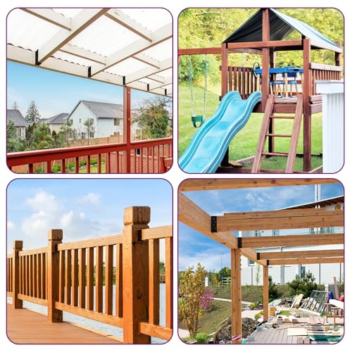 8 Pcs of 2"x8" Concealed Joist Hangers for Outdoor - size: 2"x 8"
