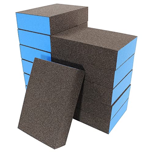 12Pcs Fine Sanding Sponge 120 Grit - size: 120 Grit