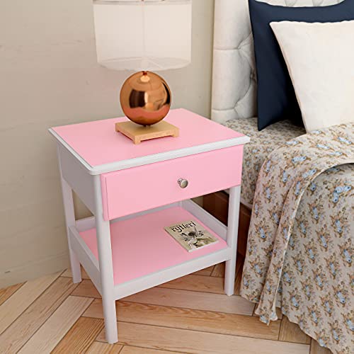 Decotalk 1.3x16.4ft Pink Contact Paper Peel and Stick Cabinet Contact Paper - color: Pink, size: 15.7" x 200"