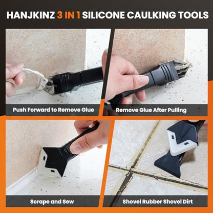 3 in 1 Silicone Caulking Tools, 12pack
