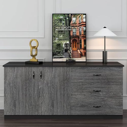 Yenhome Contact Paper Wood Grain Contact Paper Peel and Stick Countertops Wood Contact Paper for Cabinet and Drawers Desk 17.7"X200" Wood Countertop Peel and Stick Waterproof, Grey Wood Contact Paper - color: Charcoal/Gray, size: 17.7" x 200"