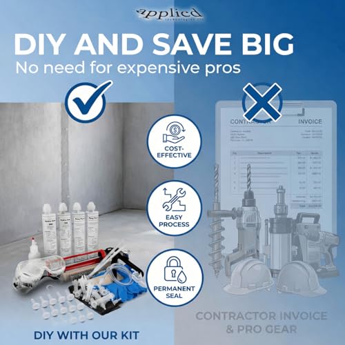 Hydra Stop 300 Fast Set Crack Injection Kit, 10ft