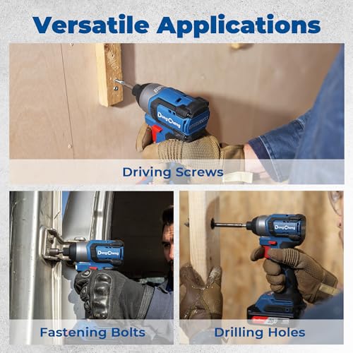 Dong Cheng 20V Brushless Impact Driver,1460 in-lbs(1X2.0Ah)