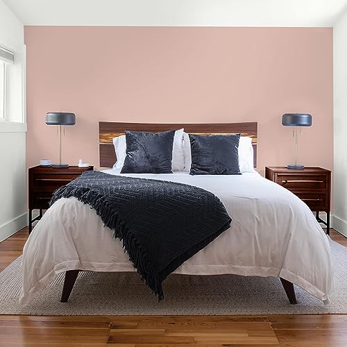 Glidden Total Interior Wall Paint & Primer All-in-One, Velveteen Crush/Pink, Flat, 1 Gallon - color: Velveteen Crush, size: 128 Fl Oz (Pack of 1)
