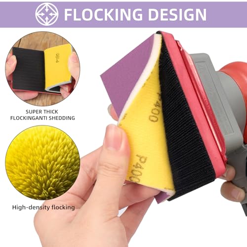 20Pcs Sanding Sponge 180 Grit Wet Dry Soft Foam Hand Sander Block - size: 20pcs 180 Grit, style: Ceramic Sand