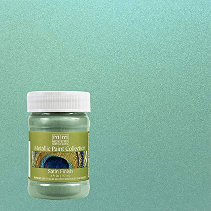 Modern Masters Satin Teal Metallic Paint - color: Satin Teal, size: 6 Fl Oz (Pack of 1)