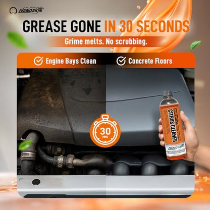 Nanoskin HEAVY DUTY Citrus Cleaner Degreaser for Tar Removal, 32 Oz - size: 16 Fl Oz (Pack of 2)