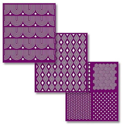 Dixie Belle Paint Company Silkscreen Stencil - Patterns 8� x 9� - 3 Pack - style: Patterns