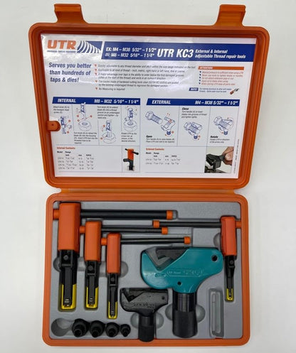 UTR KC3 External & Internal Adjustable Restorers Thread Repair Kit