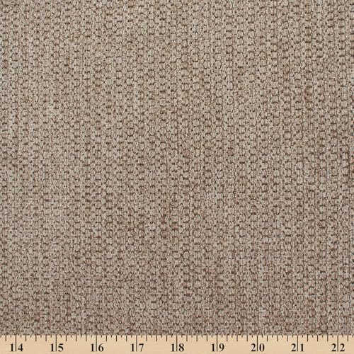 Textured Chenille Jacquard Upholstery Heavy Duty Polyester 58" Fabric by The Yard (Sand, 1 Yard) - color: Sand, size: 1 Yard