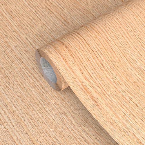 GSCIT Club Red Oak Wood Veneer, 12 inch x 50ft Wood Edge Banding Pre-glued Flexible, Veneer Tape Banding for Cabinet Repair Furniture Wallpaper - color: Red Oak Veneer, size: 12"x 50ft