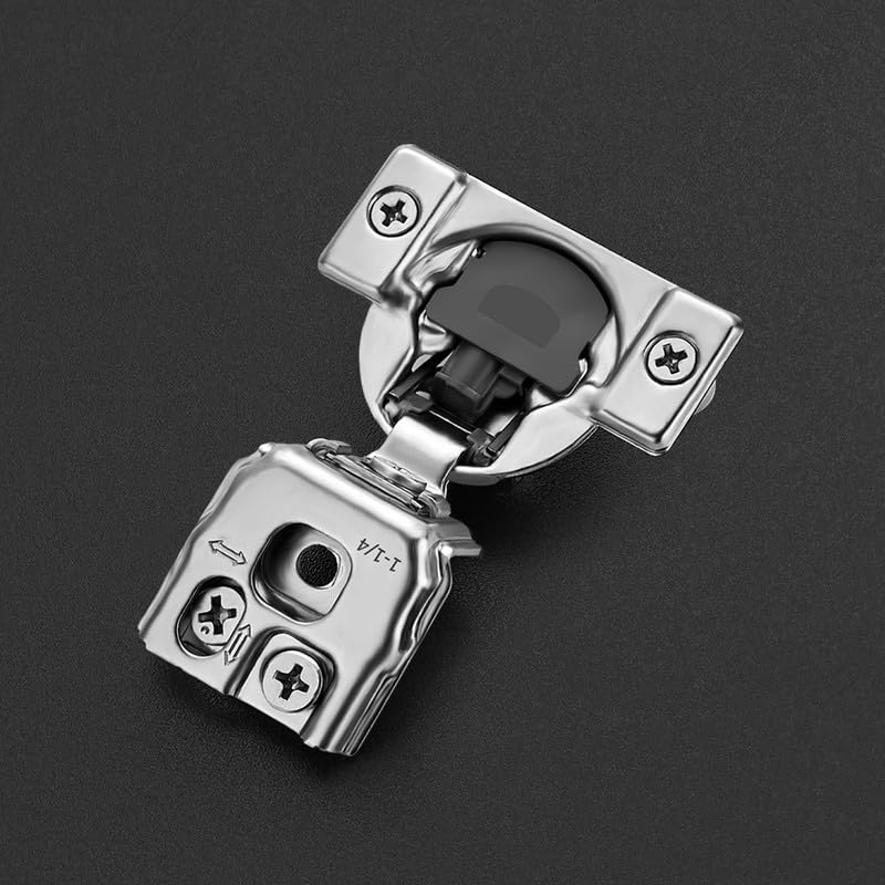 HOME EDIT 1 Pair 1-1/4 Inch Overlay Soft Close Cabinet Hinges Door Hinges - size: 1-1/4 inch Overlay