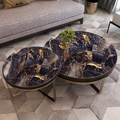 Black Marble Contact Paper Peel Stick Wallpaper Dark Blue Granite 24"x393" Textured Waterproof Self-Adhesive Removable Glossy Wide Vinyl Wrap Large for Countertop Living Room Kitchen Apartment - size: 4" x 24"