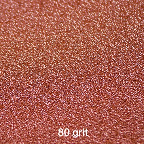 Dark Stone Spindle Sander Sanding Sleeves, 4-1/2" Length, Assorted Diameters 1/2"–3", Aluminum Oxide Replacement Sleeves, 6-Pack, Choose Grit (80)