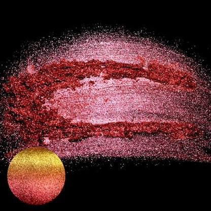 Matio Chameleon Mica Powder, 1.06oz/ 30g Blooming Rose Chrome Powder - color: C-Blooming Rose