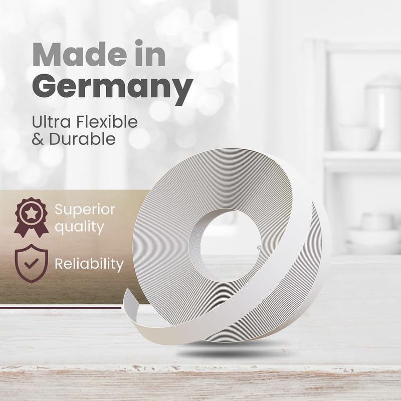 Edge Supply Polyester Antique White Melamine 3/4" X 50 ft Roll Flexible, Strong and Durable Antique White Edge Banding, Easy Application Iron-On with Hot Melt Adhesive. - color: White, size: 3/4 inch X 50 ft