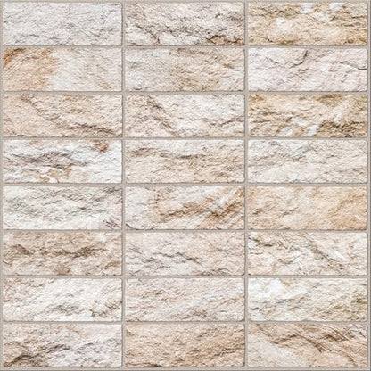 Main Street Peel and Stick Wallpaper Tiles, Stone Wall, 24-Pack - color: Stone Wall