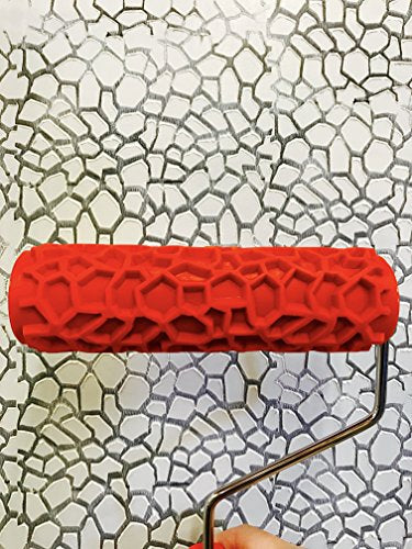 Decorative Art Texture Roller - 7" Roller (Crackle Pattern) - color: Crackle Pattern