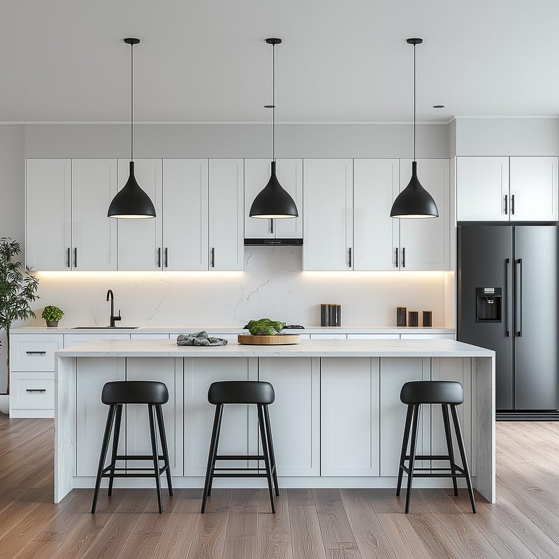 HOME EDIT Matte Black Cabinet Handles, Drawer Pulls, 3 Inch, 30 Pack - color: Matte Black, size: 3 Inch Hole Center