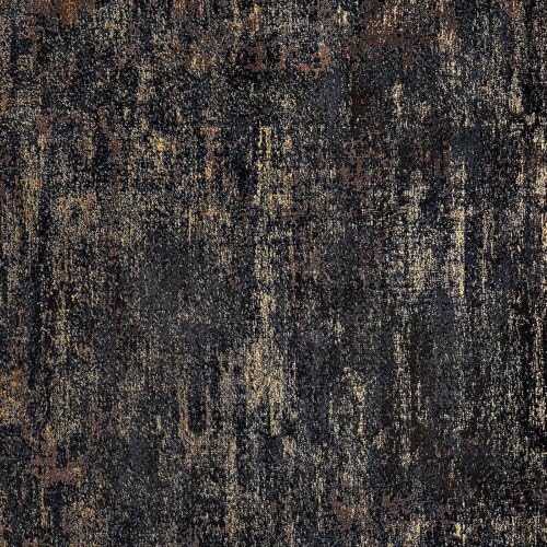 Black and Gold Vintage Metallic Peel and Stick Wallpaper - color: Black, size: 15.7" x 80"