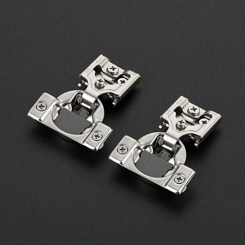 Soft Close Hinges for Kitchen Cabinet Hinges, 3/8 Inch Overlay, 10 Pack - size: 3/8 inch Overlay