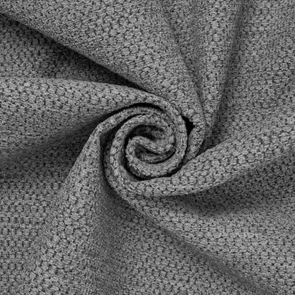 Textured Chenille Jacquard Upholstery Heavy Duty Polyester 58" Fabric by The Yard (Charcoal, 5 Yards) - color: Charcoal, size: 5 Yards