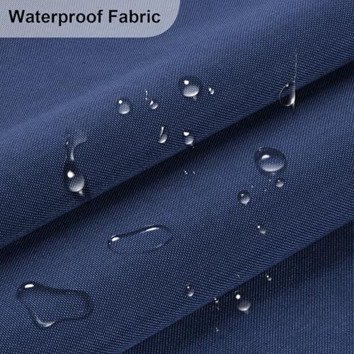 Waterproof Canvas Fabric by The Yard 600D Upholstery Outdoor Fabric 58" W - color: Midnight Blue