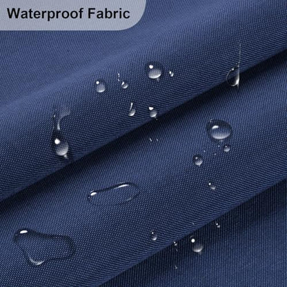 Waterproof Canvas Fabric by The Yard 600D Upholstery Outdoor Fabric 58" W - color: Midnight Blue
