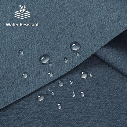 Waterproof Canvas Fabric by The Yard 600D Upholstery Fabric 58x36inch Navy - color: Navy Blue, size: Pre Cut 1 Yard