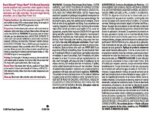 Rust-Oleum Stops Rust Brush On Protective Enamel Paint, Gloss Carnival Red - color: Gloss Carnival Red, size: 32 Fl Oz (Pack of 1)