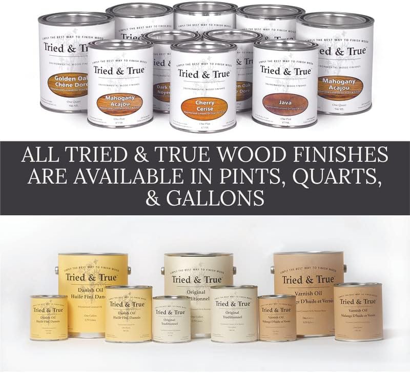Tried & True Mahogany Stain & Finish, Pint - color: Mahogany, size: Pint