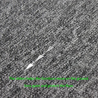 Teflon Furniture Sliders Pads(24 Pack 7/8 inch(22mm) Base),Table/Chair/Cabinet/Sofa Small Size PTFE Glides,Stainless Steel Screw on Protect The Floor,Heavy Duty Sliding Block for Furniture - size: 24 Pack 7/8 inch(22mm) Base