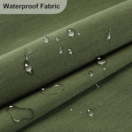 Waterproof Canvas Fabric by The Yard 600D Upholstery Outdoor Fabric 58" W - color: Light Green