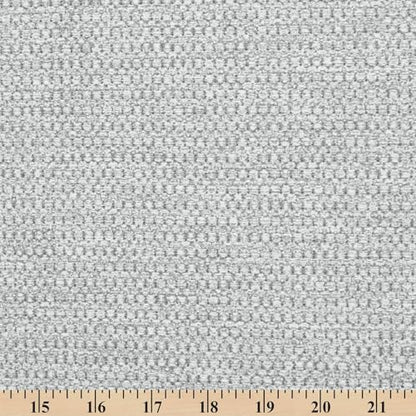 Textured Chenille Jacquard Upholstery Heavy Duty Polyester 58" Fabric by The Yard (Silver, 1 Yard) - color: Silver, size: 1 Yard