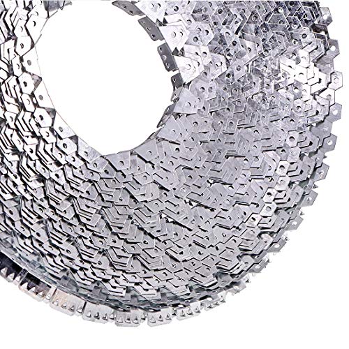 65 ft Flexible Metal Tack Strip Three-Tooth Upholstery Premium Heavy Duty Curve Ease Grip for Furniture, Chairs, Sofa, Bed Repair - size: ys/m