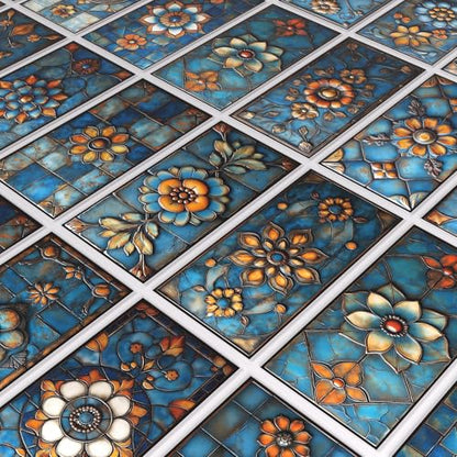 VICCI 32Pcs Peel and Stick Kitchen Backsplash Tile Decals, 8" x 4" - color: Sjm-329, size: 8x4IN*32PCS