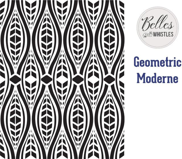 Geometric Moderne - Stencil - style: Geometric Modern