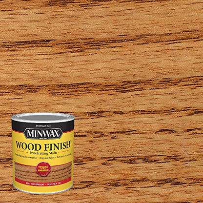 Minwax 700454444 Wood Finish, Gunstock, 1 Quart - color: Gunstock, size: 0.25 Gallon