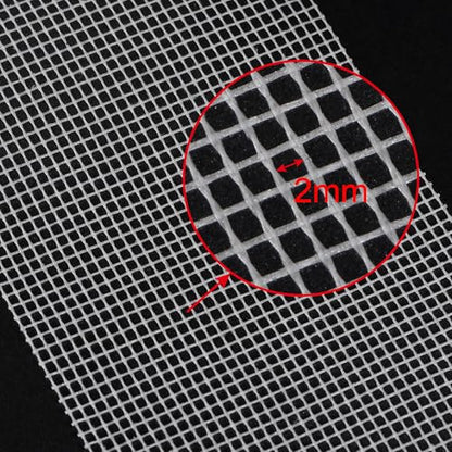 uxcell Drywall Joint Tape Self-Adhesive Fiberglass 3-inch x 98-feet Repair Patch Wall Hole Crack Mesh Size 2mm - size: 3" x 98'