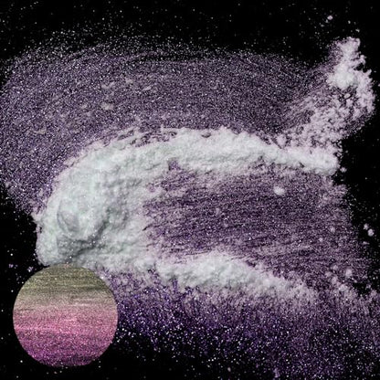 Matio Chameleon Mica Powder, 1.06oz/ 30g Smoky Galaxy White Chrome Powder - color: W-Smoky Galaxy