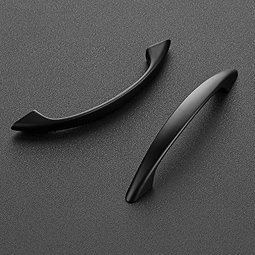 Ravinte Matte Black Kitchen Cabinet Handles Drawer Pull 3 Inch 5 Pack - color: Black