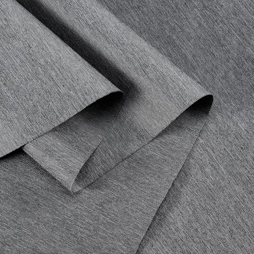 900D Waterproof Canvas Fabric by The Yard 59" W Upholster Fabric Water Resistant Material PU Coating for Outdoor Furniture Chair Cushion Cover Bags DIY Sewing (1 Yard, Gray) - color: Gray, size: 1 Yard (59" x 36")