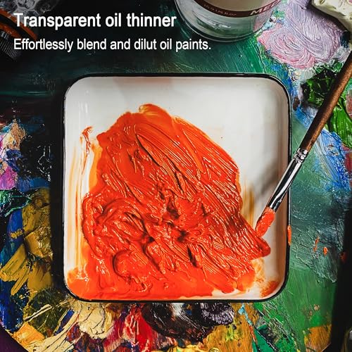 PHOENIX Oil Paint Thinner - 8.5 Fl Oz. / 250ml Bottle Oil Brush Cleaner - style: Paint Thinner 8.5 Fl Oz.