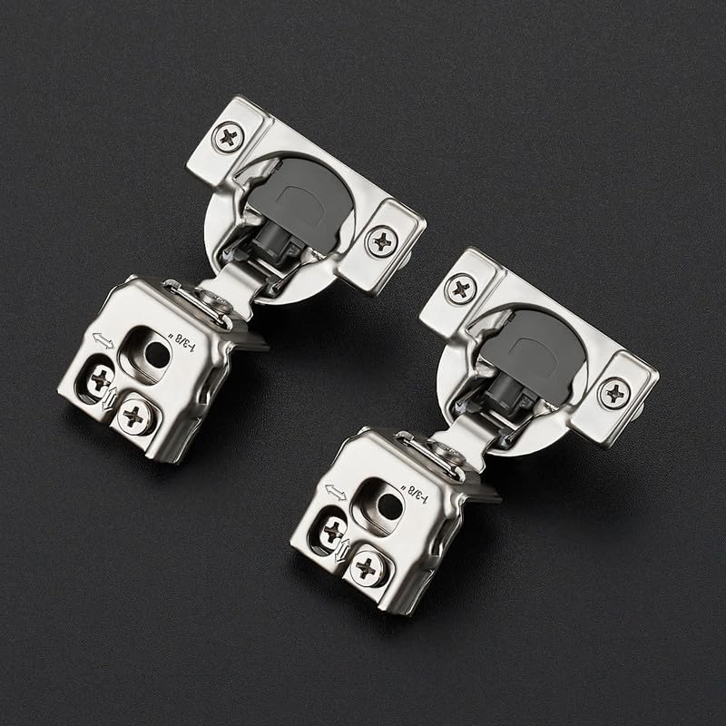 Soft Close Hinges for Kitchen Cabinet Hinges, 1-3/8 Inch Overlay, 60 Pack - size: 1-3/8 inch Overlay