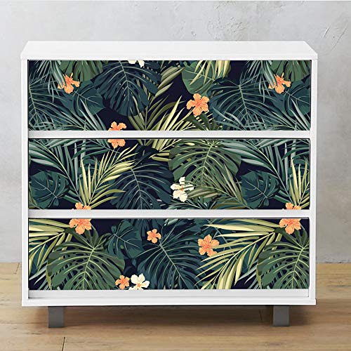Self-Adhesive Dresser Sticker, Peel and Stick Furniture Stickers/Decals, Removable Furniture Skin (010, MALM)… - color: Md010, size: MALM