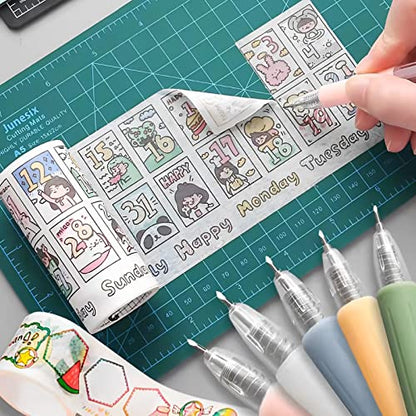 16Pcs Gyro Cut Hobby Knife Utility Carving Tools Kit Paper Cutter Pen Hobby Knife Set for Cutting Vinyl, Paper and Diamond Paintings - color: 4pcs