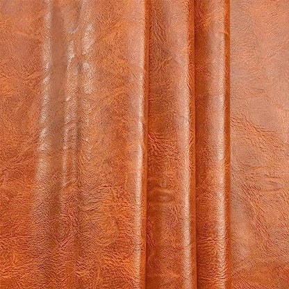 100x140cm Light Brown Soft Faux Leather Fabric, 1mm Thick PU Material - color: Light Brown, size: 39x54 inch