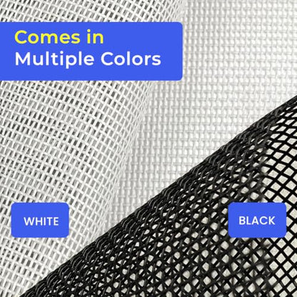 30" x 60" Mesh Sling Fabric, 2 Pieces, Black - color: Black